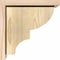 Ekena Millwork Ridgewood Rough Sawn Corbel w/Backplate, Douglas Fir, 8"W x 12"D x 12"H COR08X12X12RID01RDF - alternate 3